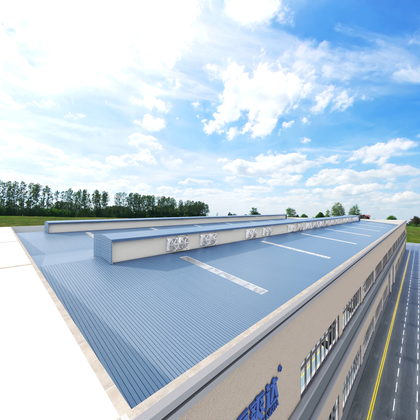 屋顶负压风机+吊扇通风方案